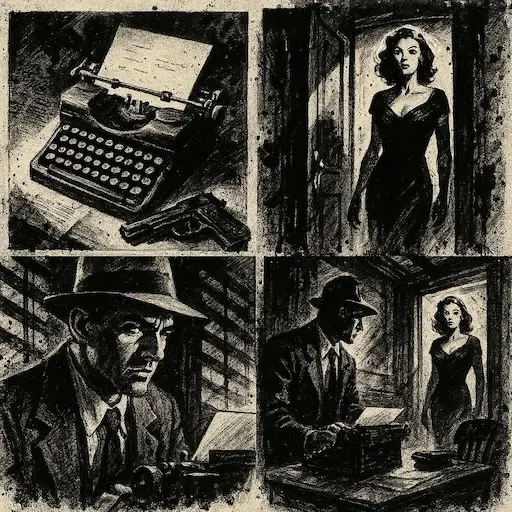 Creative storyboard and concept art by freelance writer James Garside